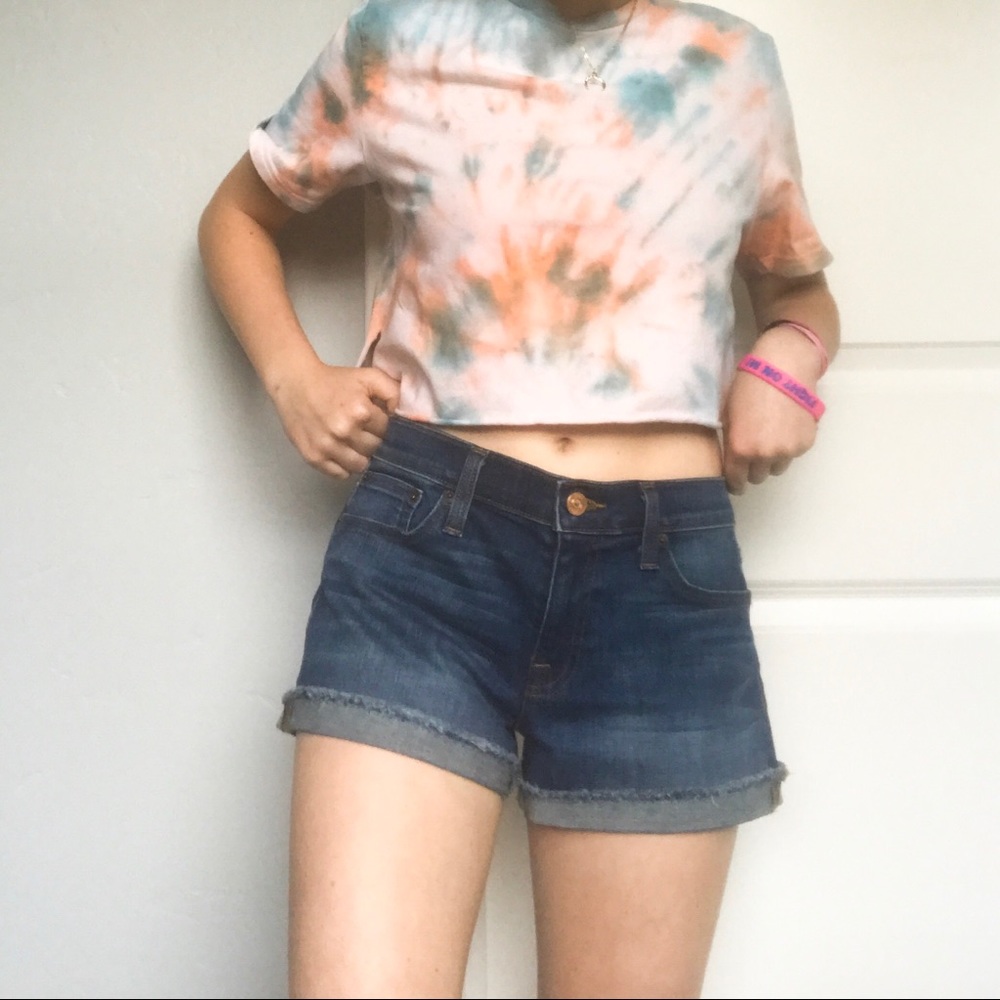 j. crew denim shorts